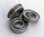 Straight Ball Bearings for heavy duty cart wheels (for seating into 1-3/8" hole)